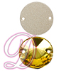 SWAROVSKI 3200 Rivoli Rhinestones 12mm Light Topaz